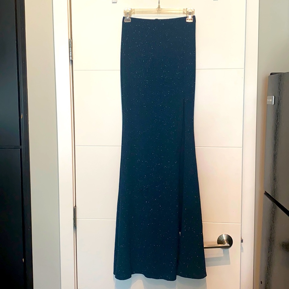Maxi split skirt.